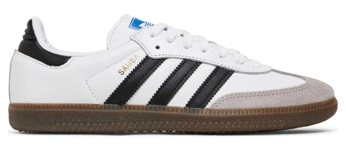 adidas Sambae “Cloud White/Core Black/Gold Metallic” – Women’s