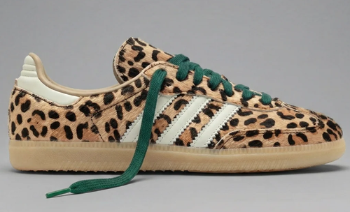 adidas Samba OG 'Leopard Magic Beige' Women's Sneakers