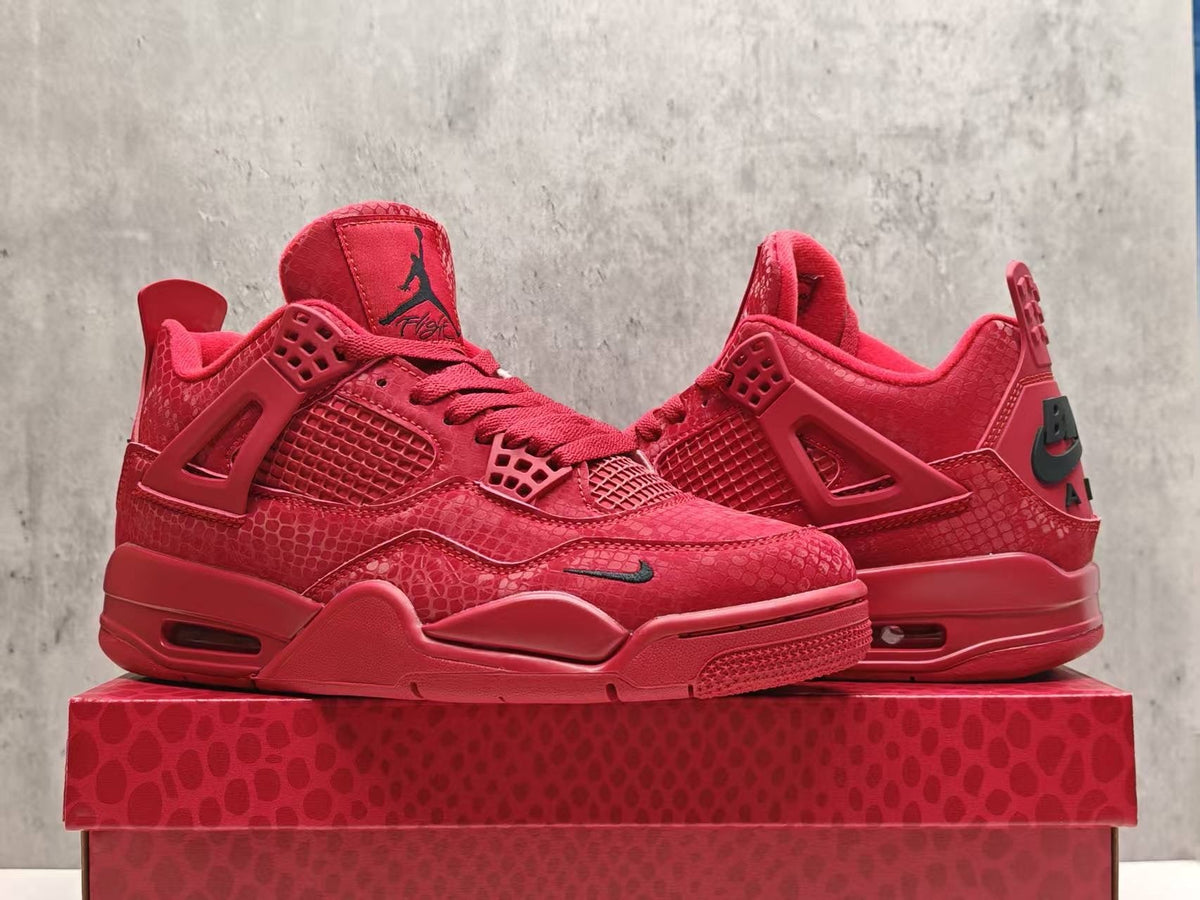 Air Jordan 4 Retro ‘Red Snake Skin’